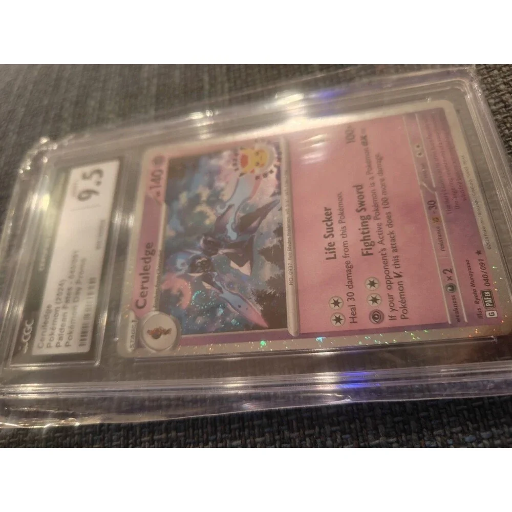 Ceruledge w/ Swirl 040/091 Pokemon Day 2024 Stamp Holo Rare Promo CGC 9.5 *SWIRL